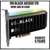 ราคา WD BLACK AN1500 NVME SSD ADD IN CARD 1TB (19964116212)