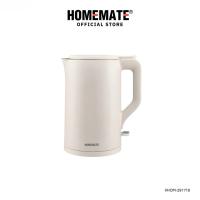 ราคา HOMEMATE กาต้มน้ำไฟฟ้า 1.5 ลิตร สีครีม HOM-291718 (53758282437)