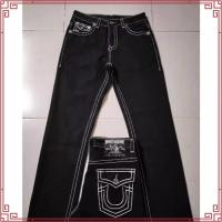 ราคา ใหม่ TRUE Religion กางเกงยีนส์ลําลองผู้ชายกางเกงขายาว True Carse Line Religion กางเกงยีนส์ Size 30-40 M2918 (46505970392)