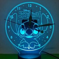 ราคา โคมไฟ นาฬิกา สติช เปลี่ยนไฟได้ 7 สี [ของขวัญปีใหม่] (22583255304)