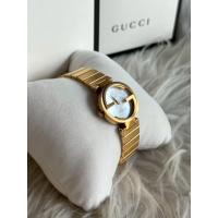 ราคา Gucci 133.5 Interlocking-G Gold Tone สีหายาก หน้าปัดMOP (40575239739)