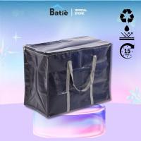 ราคา กระเป๋าเก็บผ้าใบ ขนาดใหญ่ แบบหนาสุด บาบี้ สีม่วง/ผ้าเขียวมอส (51452751527)