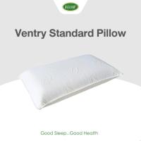 ราคา Ventry Standard Pillow หมอนยางพาราทรงมาตรฐาน หมอนเพื่อสุขภาพ ยางพาราธรรมชาติแท้100% (606447719)