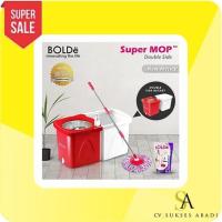 ราคา BOLDe Super Mop DOUBLE SIDE ออกแบบใหม่เครื่องถูพื้นอัตโนมัติ Wonder Mop Super Microfiber Mop Surabaya (27087874806)