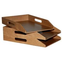 ราคา Relux ถาดเอกสาร A4 / F4 มี 3 ชั้น ผลิตจากไม้เคลือบผิว ขอบมน รุ่น MDF-222B *1 ชุด แพ็ค 3 ชิ้น* (178080027)
