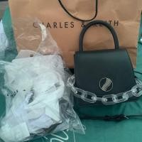 ราคา กระเป๋า Charles & Keith สีดำ แท้100% (5533608901)