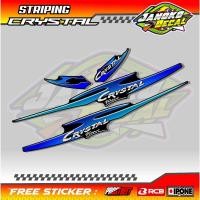 ราคา SUZUKI CRYSTAL VARIATION STRIPING / SUZUKI CRYSTAL MOTORCYCLE VARIATION STICKER LIST (57908833461)