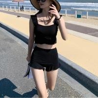 ราคา ி ชุดว่ายน้ำสาวเกาหลีแยกสองชิ้นเสื้อแขนกุดอนุรักษ (24188231167)