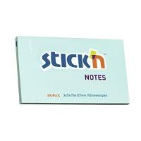 ราคา กระดาษโน้ตกาวในตัว ชนิดกาวหัว STICK'N #21155 ขนาด 3x5 นิ้ว สีฟ้าพาสเทล (PC) (5378492809)