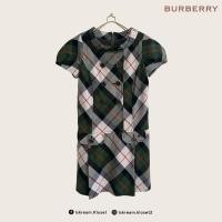 ราคา เดรสสไตล์ BURBERRY แขนตุ๊กตามือสอง✔️ (19086097581)