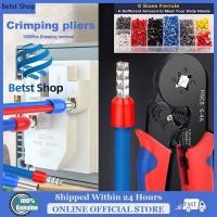 ราคา Crimping Tool HSC8 6-4A Wire Stripper Crimp Connector Crimper 0.25-10 มม. Ferrule คีม/1250pcs Terminals (46003652769)