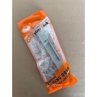 ราคา ชุดมือจับบานเลื่อนอลูมิเนียม CYBER LOCK (สีบรอนซ์เงิน) (45854339264)