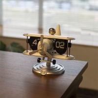 ราคา Air Plane Flip Clock Creative Retro Mechanical Office Desktop นาฬิกาอิเล็กทรอนิกส์ตําแหน่งนาฬิกาปลุก High-Appearance A (55957525185)