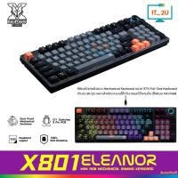ราคา Nubwo X801 Eleanor Mechanical Keyboard Gaming CIY 96 Key Black/Gray (Blue Switch) คีย์บอร์ดเกมมิ่ง (26905182176)