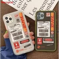 ราคา iPhone SE 2020 7 8 6 6s Plus Phone Case Clear Transparent Painted Label Soft Contrast Color Frame Matte Hard PC Case Cover (6313378895)