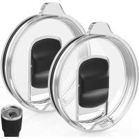 ราคา 2 แพ็ค 30 ออนซ์ Tumbler ฝาปิดแม่เหล็กสําหรับ Yeti, เปลี่ยนฝาปิดเหมาะสําหรับ Yeti Rambler 30/32 ออนซ์แก้ว 14 ออนซ์แก้ว 35 ออนซ์ฝาปิดฝาปิดกาแฟป้องกันการรั่วไหล (24698023532)