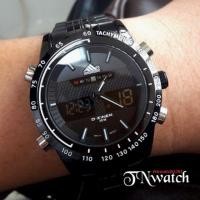 ราคา D-ZINER SPORT DIGITAL รุ่น DZ-8169 นาฬิกาข้อมือสายเหล็กจับเวลาบอกวันที่กันน้ำ 100%พร้อมกล่อง สีดำ (1120846985)