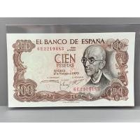 ราคา ธนบัตรรุ่นเก่าของประเทศสเปน ชนิด100Pesetas ปี1970 (24281730743)