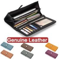 ราคา พร้อมส่ง กระเป๋าสตางค์ใบยาว หนังแท้ ทรงคลัทช์ มีซิป จุของได้เยอะ ใส่เหรียญได้ แบบเรียบง่าย แฟชั่นสําหรับสตรี (22147407539)