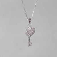 ราคา Key of Love Pendant (เฉพาะจี้) | จี้เพชรกุญแจและหัวใจเงินแท้ silver925 | Sister J (26035954234)