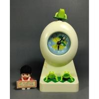 ราคา นาฬิกาวินเทจRare Vintage Clock moving Flogs mouths Open (24663842772)