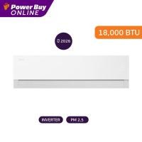 ราคา [จัดส่งพร้อมติดตั้ง] Samsung แอร์ติดผนัง 18000 BTU Inverter รุ่น AR70H18D1DWNST (41328688763)