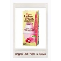 ราคา นมบิงเกร (บิงกือเร) Binggrae milk UHT รสพีชผสมลิ้นจี่ (Peach & Lychee) ขนาด 200 ML (14434552425)