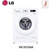 ราคา เครื่องซักผ้าฝาหน้า LG Inverter รุ่น FB1207S6W ขนาด 7 KG (44956260129)