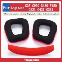 ราคา Tempestade เคสหูฟังหนัง แบบป้องกัน อุปกรณ์เสริม สําหรับ Logitech G35 G930 G430 F450 G231 G431 G331 (17437598183)