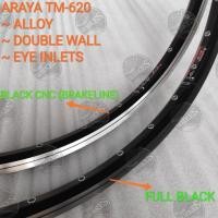ราคา ขอบขอบจักรยาน MTB 26 เส้น แว่นสายตาเบรกสองชั้น ARAYA TM-620 (26287906414)
