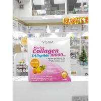 ราคา Vistra marine collagen tripeptide 10000 mg 12 กรัม*10 ซอง รสส้ม (25179391225)