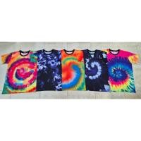 ราคา เสื้อลายมัดย้อม , เสื้อยืดคอกลมพิมพ์ลาย (25221118874)