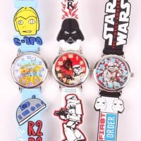 ราคา Disney Star War C-3PO Darth Vader Stormtrooper 3D Band Quartz Kid Watch 3K2398P (43412075627)