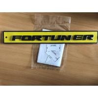 ราคา [อุปกรณ์ตกแต่ง Fortuner] ตัวอักษรติดฝากระโปรง โลโก้ Logo Fortuner สีดำ ปี 2016-2020 (5326032591)