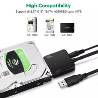 ราคา สายแปลงอะแดปเตอร์ Sata เป็น USB3.0 สายแปลงฮาร์ดได USB สำหรับ Samsung Seagate WD 2.5 3.5 HDD SSD สาย Sata อะแดปเตอร์ (11234837180)