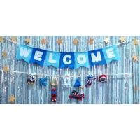 ราคา ป้ายธงอักษรผ้า Baby Banner ป้ายชื่อลูกน้อย/คนรัก /ป้ายชื่อร้าน (74907587)