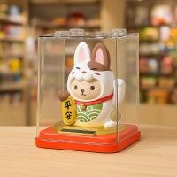 ราคา (4นิ้ว) แมวกวักเรียกโชค รุ่นพลังงานแสงอาทิตย์ เรียกโชคเรียกทรัพย์ เครื่องประดับรถ แมวกวักโบกมือ (40720525302)