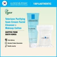 ราคา [La Roche-Posay] Toleriane Purifying foam Cream Facial Cleanser 125ml+Pure Makeup Cotton 30 ชิ้นชุด (49750136124)