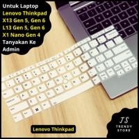 ราคา ฝาครอบป้องกันคีย์บอร์ด Lenovo Thinkpad L13 X13 Yoga X1 Gen 5 Gen 6 2024 และเหนือ (43167779826)