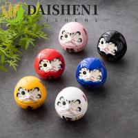 ราคา งานฝีมือ DAISHEN1 Daruma, ตุ๊กตาดารุมะการ์ตูนเซรามิก, ของขวัญ Lucky Cat Miniature Lucky Cat เครื่องประดับภูมิทัศน์ (56856673495)