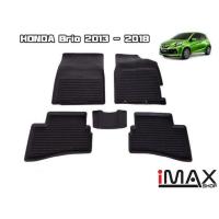ราคา ผ้ายางรองพื้นเข้ารูปตรงรุ่น HONDA Brio 2013 - 2018 พรมปูพื้นรถ แผ่นยางปูรถยนต์ ถาดยางปูพื้นรถเข้ารูป (1602344658)