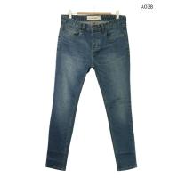 ราคา A038 Topman stretch skinny jeans กางเกงยีนส์ขายาว สกินนี่ผ้ายืด สีฟ้ากลาง เสื้อผ้ามือสอง (24269852594)
