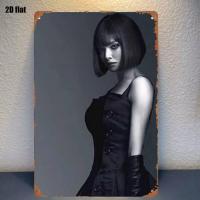 ราคา HELLOYOUNG ชุดเดรสสีดํา ป้ายโลหะ โปสเตอร์ย้อนยุค Wall Art Bar Cafe Home Decor (28594372832)