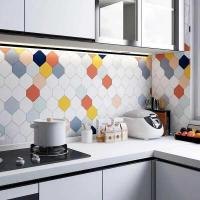 ราคา Kitchen Oil-Proof , High Temperature Resistant Ceramic Tile Stickers, Cabinet Stove Wallpaper, Self Stickers Wallpaper (24732896935)