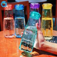 ราคา ถูกดี ใกล้หมด กระบอกแก้วคริสตัล กระติกน้ำ ขวดน้ำคริสตัล420ML กระบอกน้ำ สีเขียวgreen ขวดแก้วคริสตัล กระบอกน้ำแก้วแบบใส (22317239570)