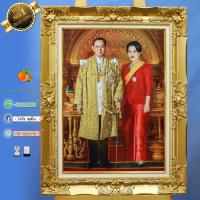 ราคา กรอบหลุยส์สีทอง ขนาดรูป 15x21นิ้ว ดอกหลุยส์ใหญ่ (19203696151)