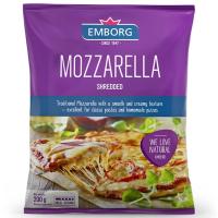 ราคา เอ็มบอร์คเดนนิชมอสซาเรลล่าชีสเส้น 200กรัม Emborg Danish Mozzarella Shreded Cheese 200g. [หมายเลขบาร์โค้ด 5701215042773 ] (54257999691)