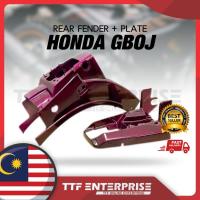 ราคา HONDA GBOJ REAR FENDER + PLATE MUDGUARD ด้านหลังหางพลาสติก HONDA TEENAGERS SQUARE PVC สกรูพลาสติก GBO GBOJ CDI C70 PETAK (29981233804)