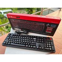 ราคา KEYBOARD (คีย์บอร์ด) Tt ESPORTS MEKA PRO (CHERRY MX BLUE) (RED LED) (EN/TH) (23844728628)