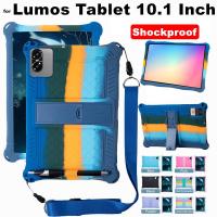 ราคา for Lumos Tablet 10.1 Inch Tablet PC Soft Shockproof Solid Color Back Stand Cover Protective Shell (24297714932)